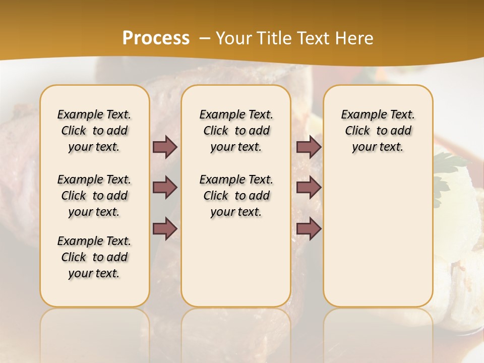 Rack Of Lamb With Pickled Poached Onions, Grapefruit And Baby Carrots PowerPoint Template