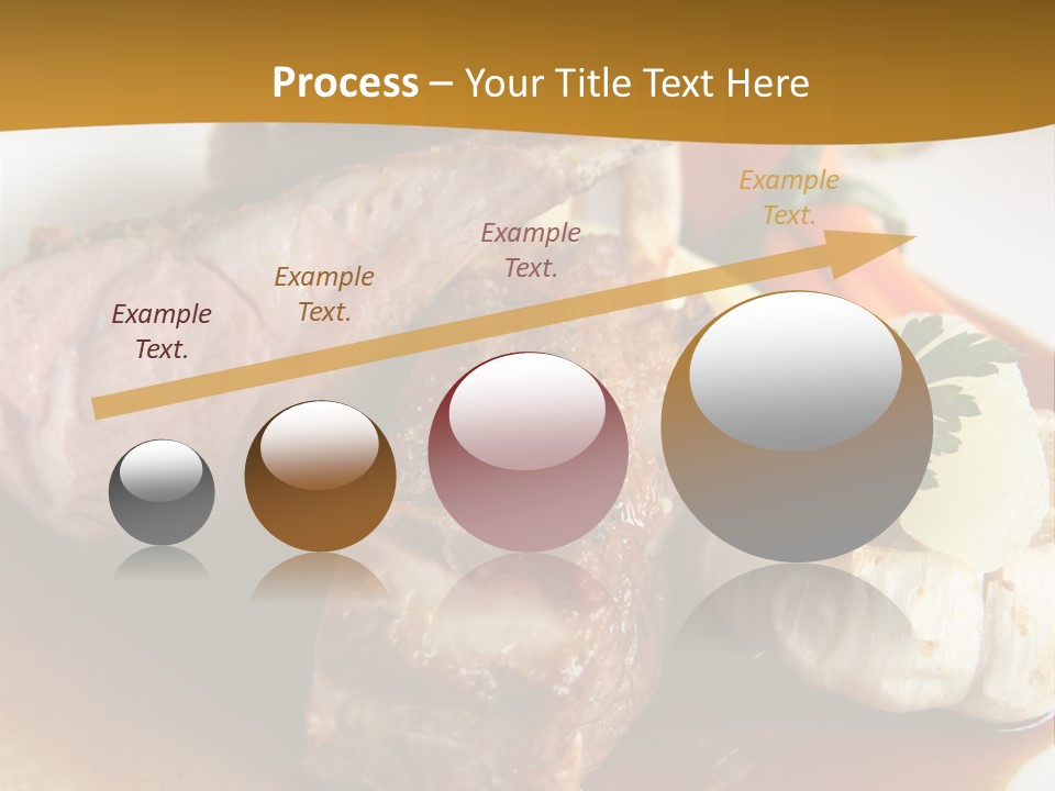 Rack Of Lamb With Pickled Poached Onions, Grapefruit And Baby Carrots PowerPoint Template