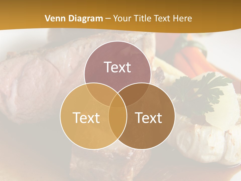 Rack Of Lamb With Pickled Poached Onions, Grapefruit And Baby Carrots PowerPoint Template