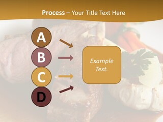 Rack Of Lamb With Pickled Poached Onions, Grapefruit And Baby Carrots PowerPoint Template