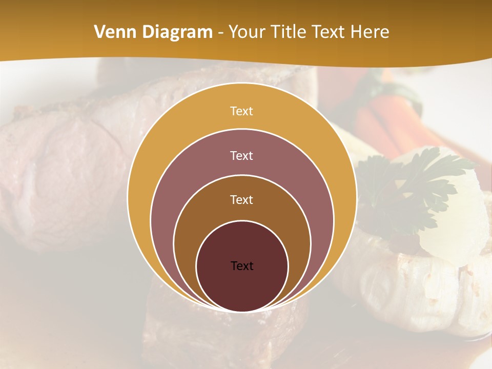 Rack Of Lamb With Pickled Poached Onions, Grapefruit And Baby Carrots PowerPoint Template