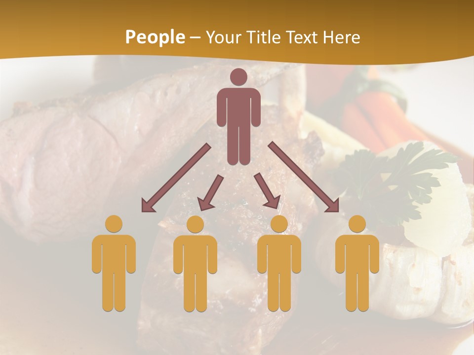 Rack Of Lamb With Pickled Poached Onions, Grapefruit And Baby Carrots PowerPoint Template