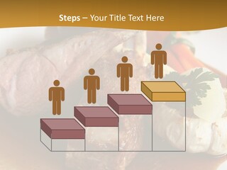 Rack Of Lamb With Pickled Poached Onions, Grapefruit And Baby Carrots PowerPoint Template