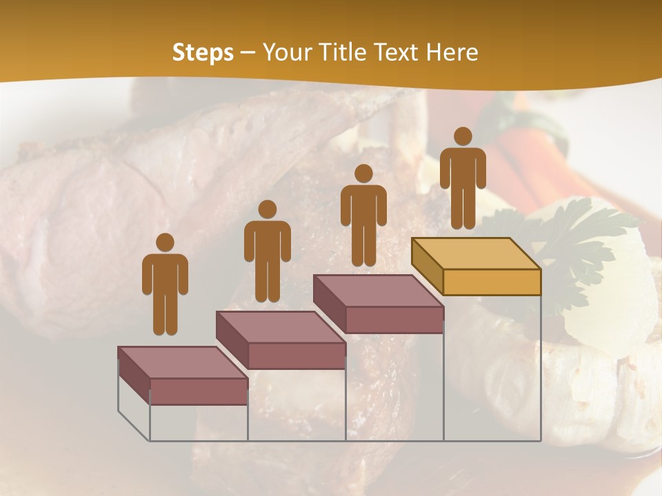 Rack Of Lamb With Pickled Poached Onions, Grapefruit And Baby Carrots PowerPoint Template