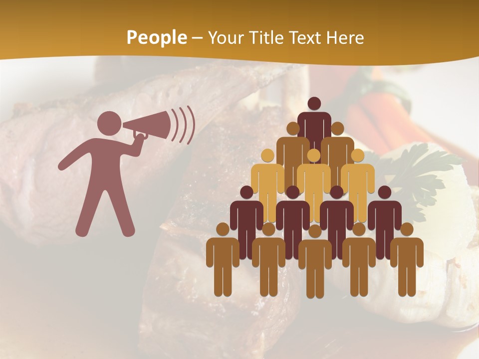 Rack Of Lamb With Pickled Poached Onions, Grapefruit And Baby Carrots PowerPoint Template