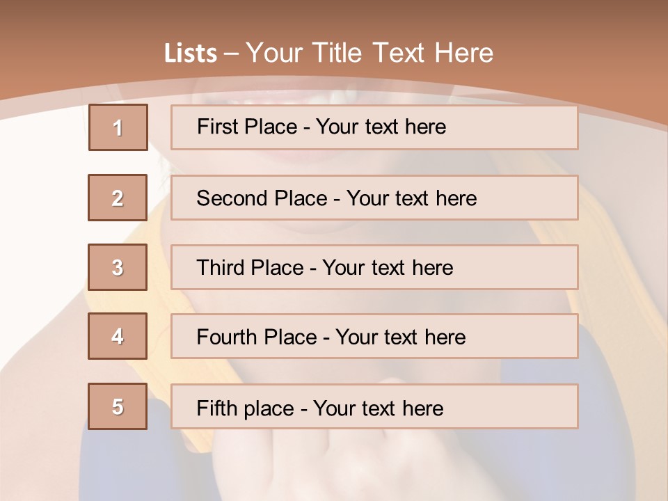 Fitness Woman PowerPoint Template