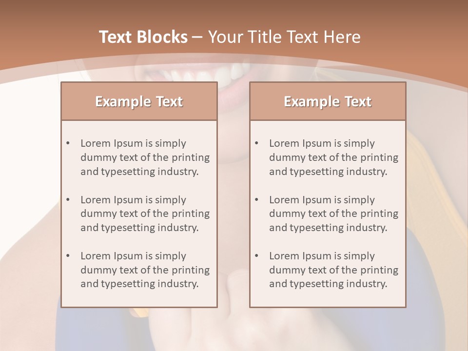 Fitness Woman PowerPoint Template