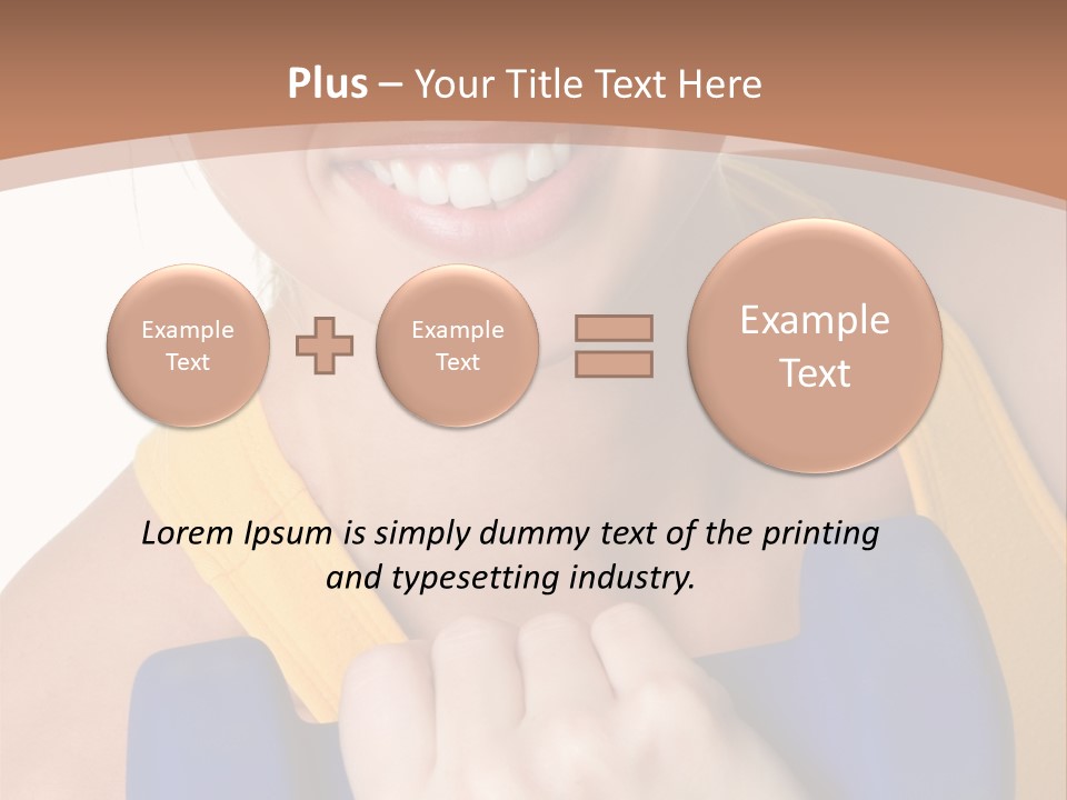 Fitness Woman PowerPoint Template