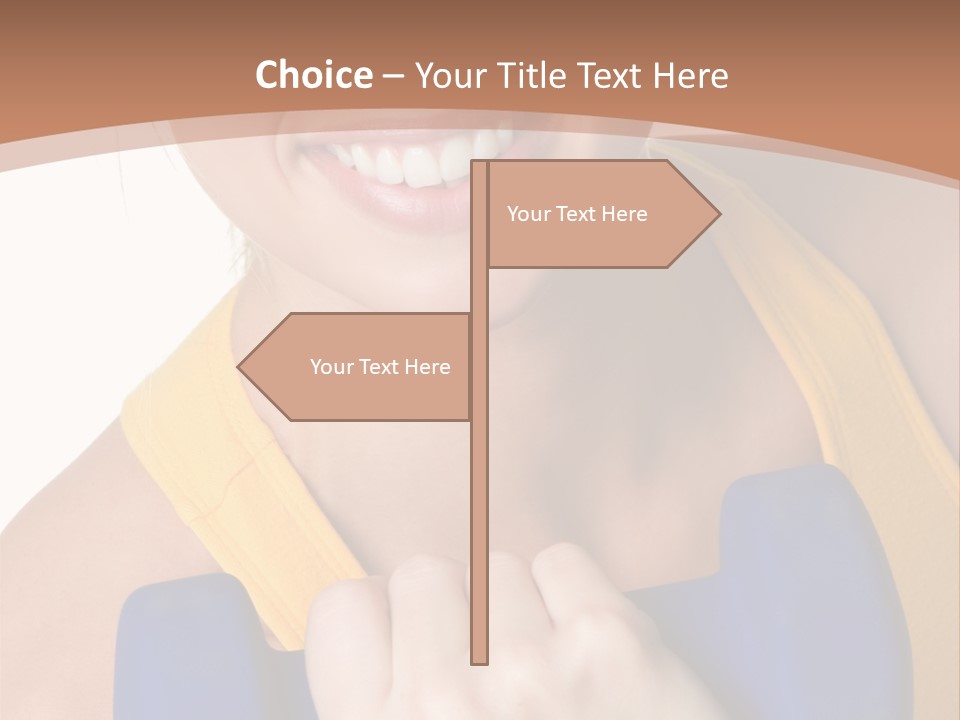 Fitness Woman PowerPoint Template