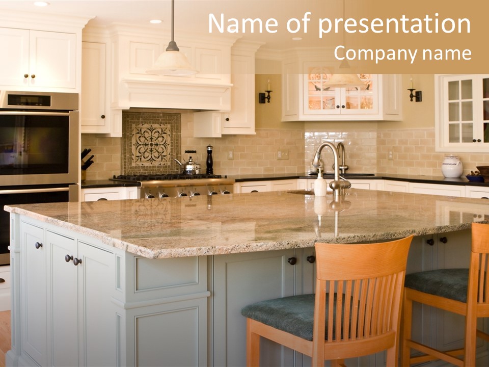 Interior Kitchen PowerPoint Template