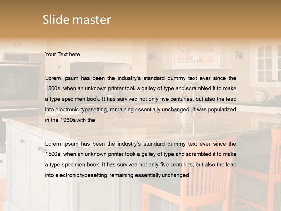 Interior Kitchen PowerPoint Template