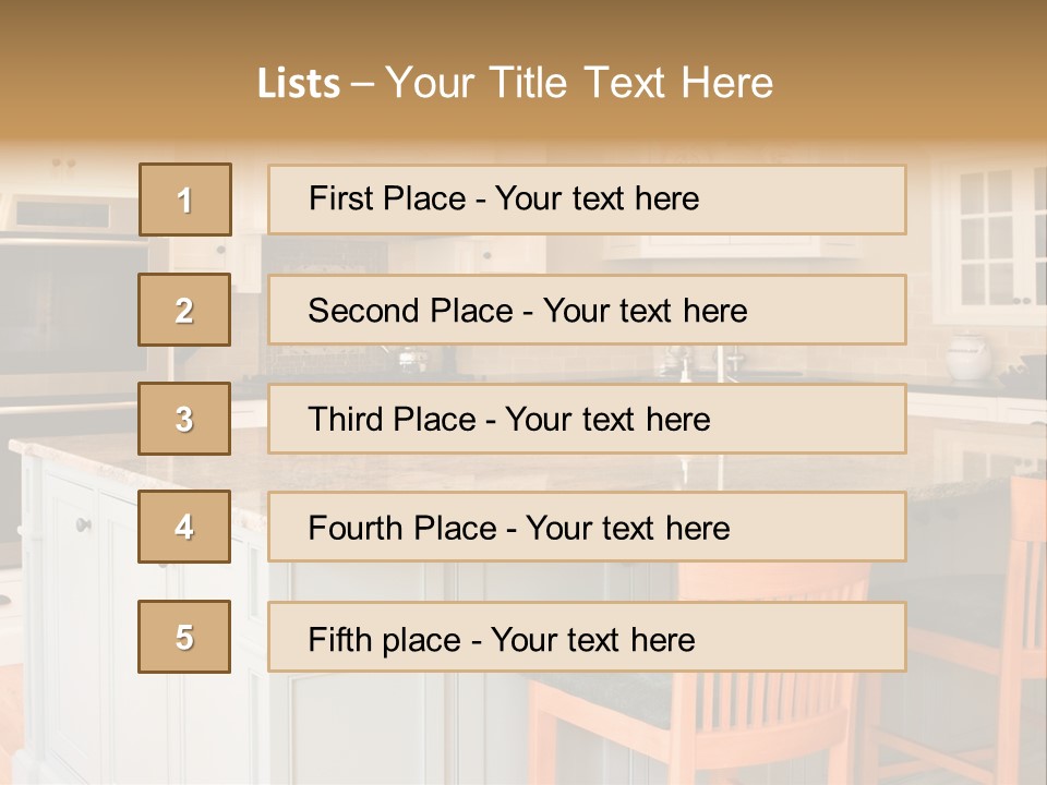 Interior Kitchen PowerPoint Template