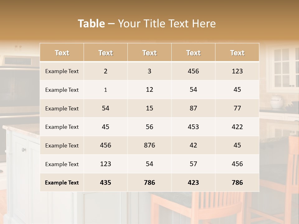 Interior Kitchen PowerPoint Template