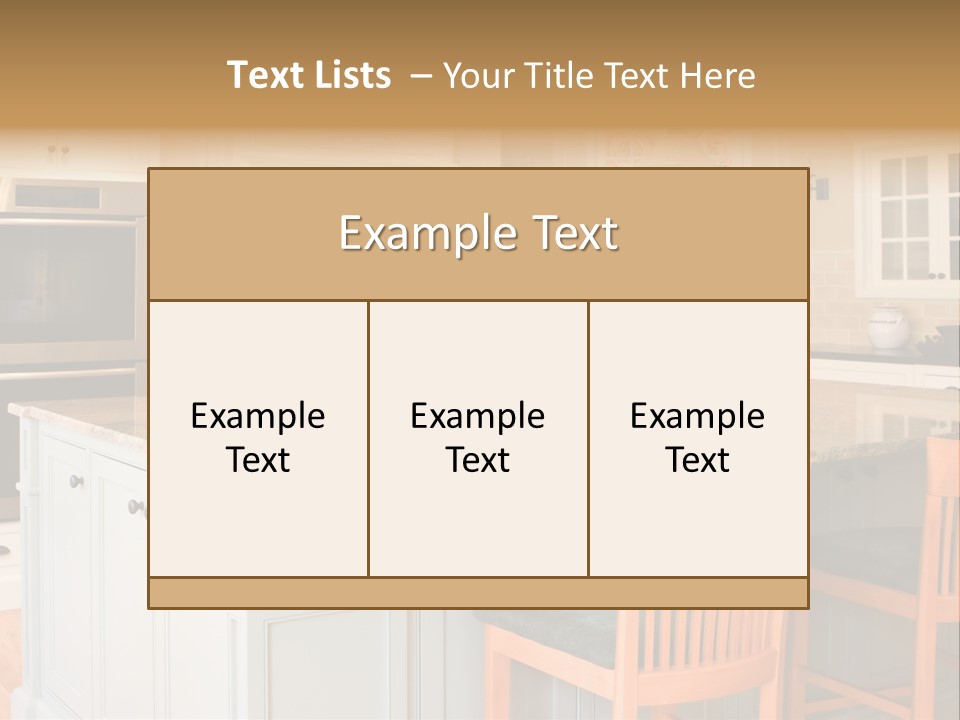 Interior Kitchen PowerPoint Template
