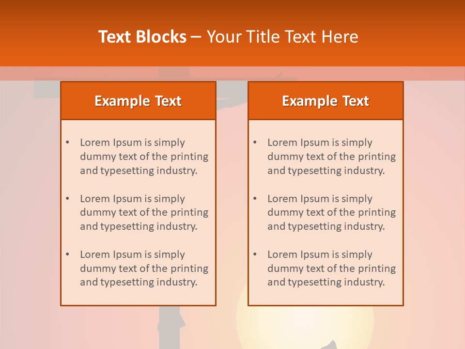 Jesus Christ Crucified PowerPoint Template