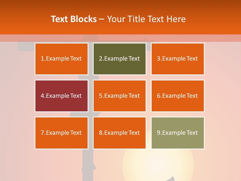 Jesus Christ Crucified PowerPoint Template