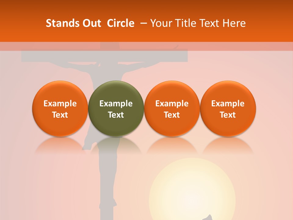 Jesus Christ Crucified PowerPoint Template