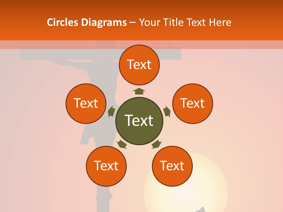 Jesus Christ Crucified PowerPoint Template