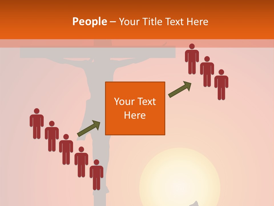 Jesus Christ Crucified PowerPoint Template