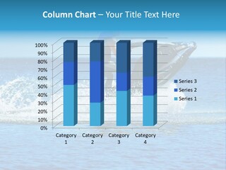 Man On Jet Ski PowerPoint Template