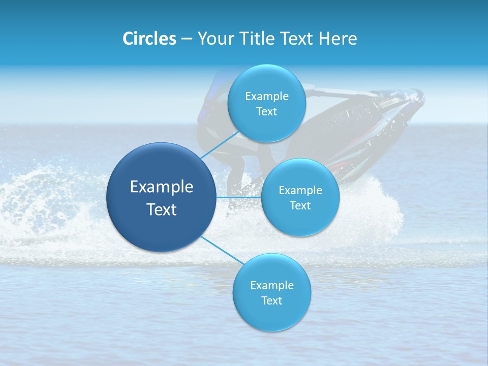 Man On Jet Ski PowerPoint Template