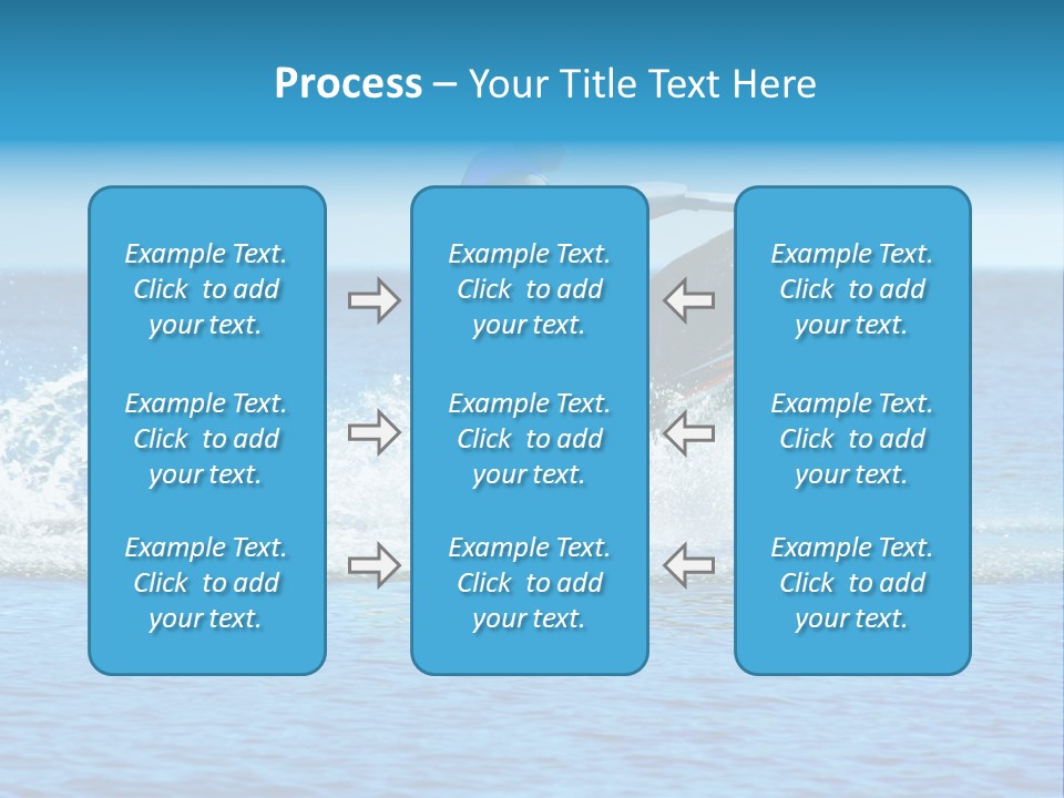 Man On Jet Ski PowerPoint Template