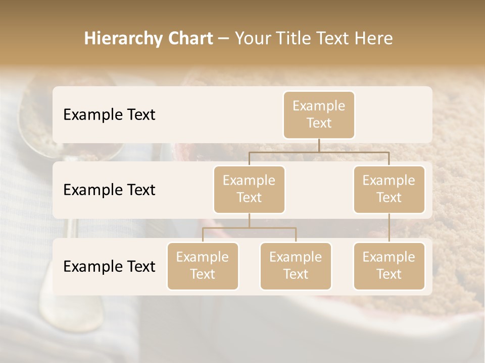 Dish Of Rhubarb And Blood Orange Crumble PowerPoint Template