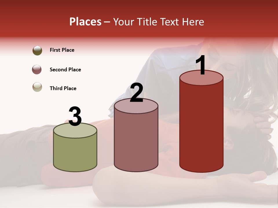 Female Nurse Using A Resuscitation Mask On A Young Unconscious Boy. Focus To Boy. PowerPoint Template