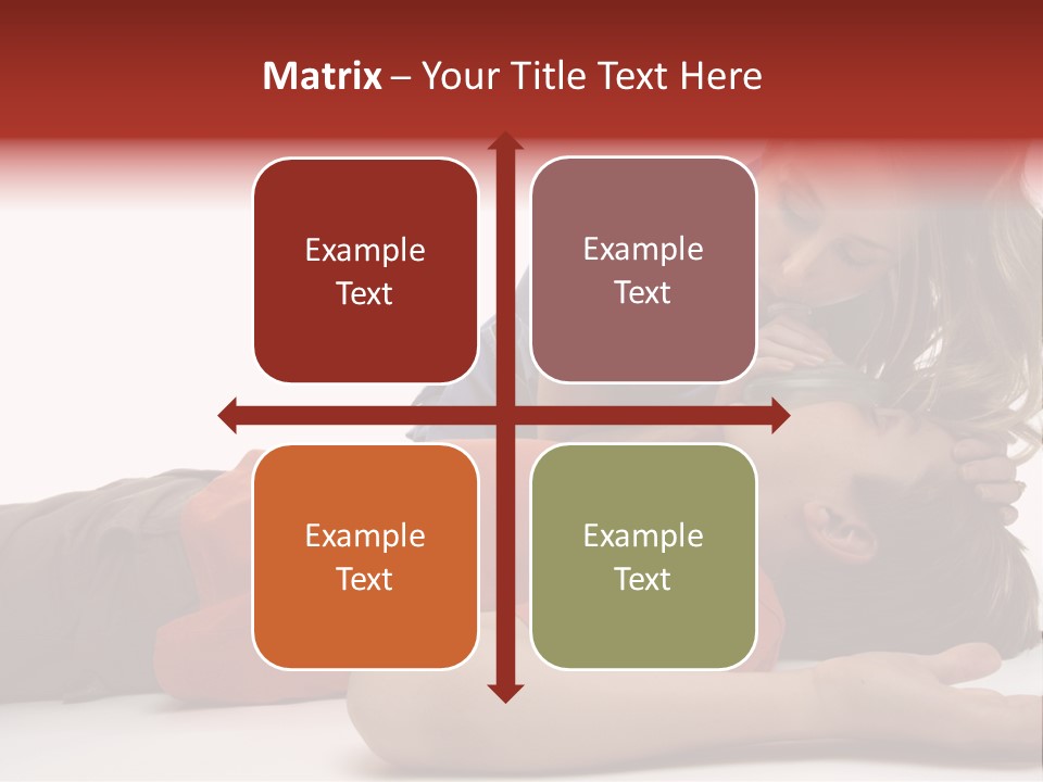 Female Nurse Using A Resuscitation Mask On A Young Unconscious Boy. Focus To Boy. PowerPoint Template