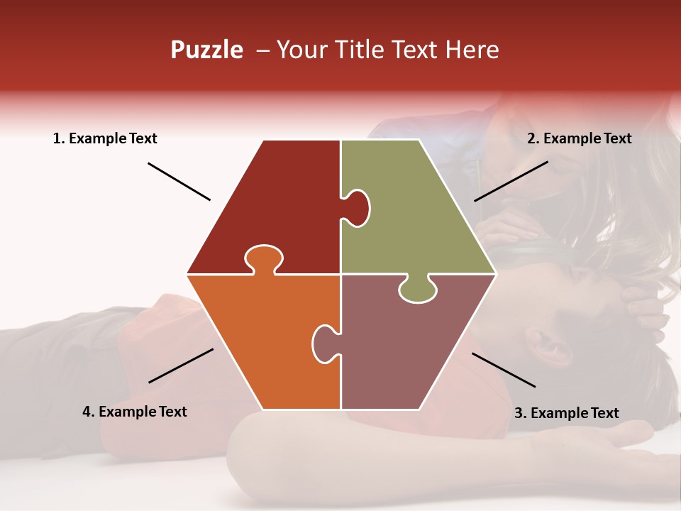 Female Nurse Using A Resuscitation Mask On A Young Unconscious Boy. Focus To Boy. PowerPoint Template