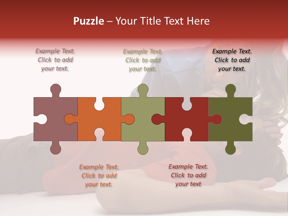 Female Nurse Using A Resuscitation Mask On A Young Unconscious Boy. Focus To Boy. PowerPoint Template
