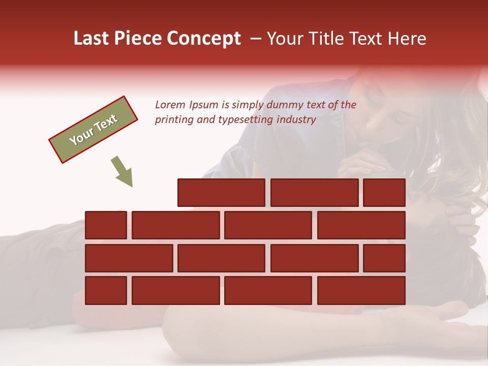 Female Nurse Using A Resuscitation Mask On A Young Unconscious Boy. Focus To Boy. PowerPoint Template