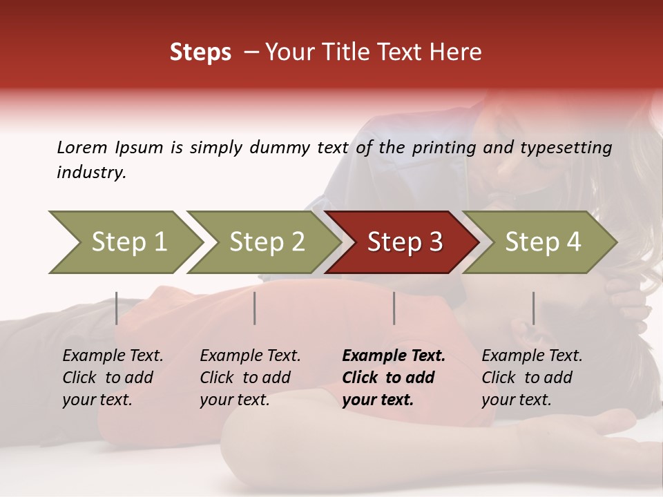 Female Nurse Using A Resuscitation Mask On A Young Unconscious Boy. Focus To Boy. PowerPoint Template