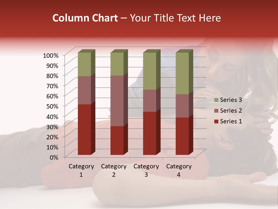 Female Nurse Using A Resuscitation Mask On A Young Unconscious Boy. Focus To Boy. PowerPoint Template
