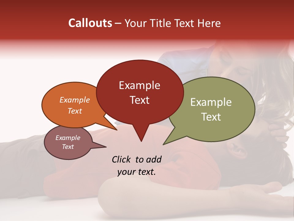 Female Nurse Using A Resuscitation Mask On A Young Unconscious Boy. Focus To Boy. PowerPoint Template