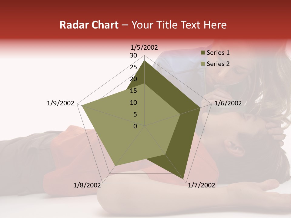 Female Nurse Using A Resuscitation Mask On A Young Unconscious Boy. Focus To Boy. PowerPoint Template