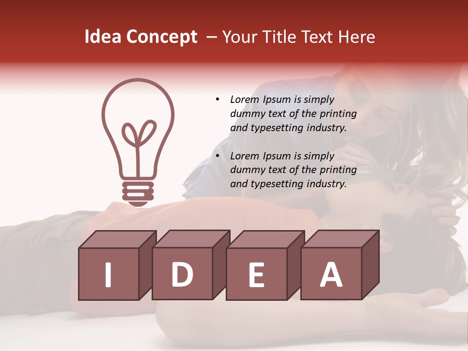 Female Nurse Using A Resuscitation Mask On A Young Unconscious Boy. Focus To Boy. PowerPoint Template
