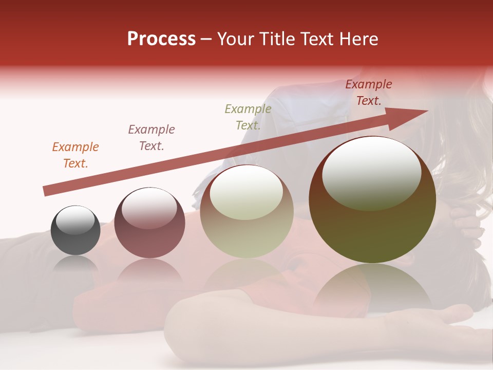 Female Nurse Using A Resuscitation Mask On A Young Unconscious Boy. Focus To Boy. PowerPoint Template