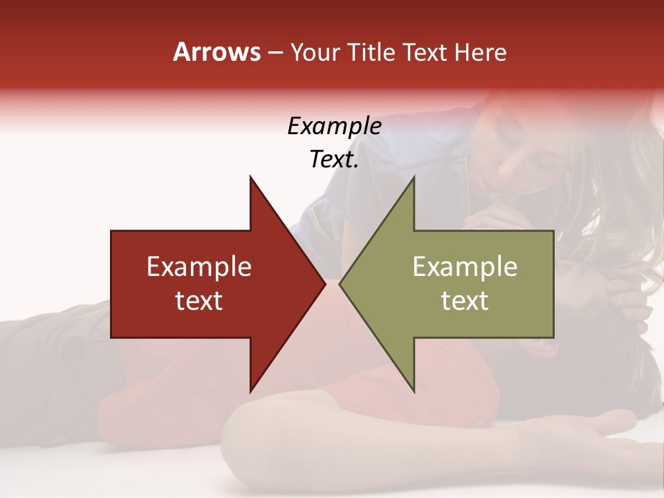 Female Nurse Using A Resuscitation Mask On A Young Unconscious Boy. Focus To Boy. PowerPoint Template