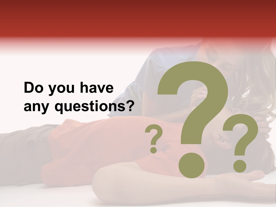 Female Nurse Using A Resuscitation Mask On A Young Unconscious Boy. Focus To Boy. PowerPoint Template