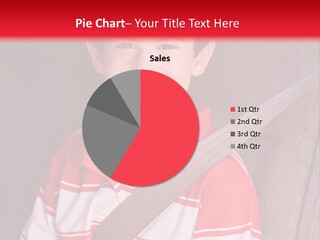 Boy With Seatbelt On Riding In Car PowerPoint Template