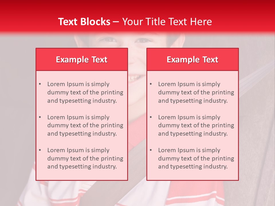 Boy With Seatbelt On Riding In Car PowerPoint Template