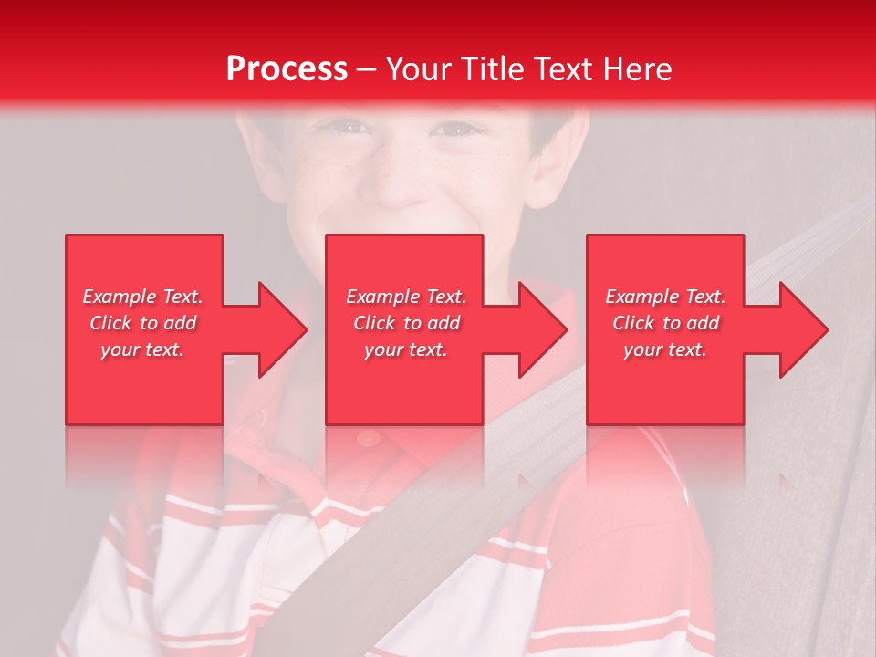 Boy With Seatbelt On Riding In Car PowerPoint Template