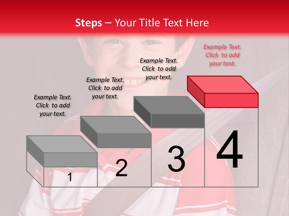 Boy With Seatbelt On Riding In Car PowerPoint Template