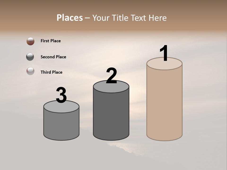 A Fogbow Instead Of A Rainbow Around The Sun PowerPoint Template