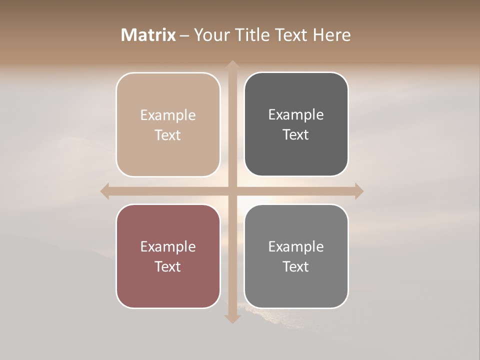 A Fogbow Instead Of A Rainbow Around The Sun PowerPoint Template