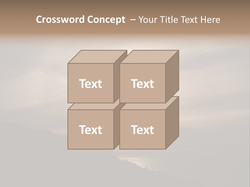 A Fogbow Instead Of A Rainbow Around The Sun PowerPoint Template