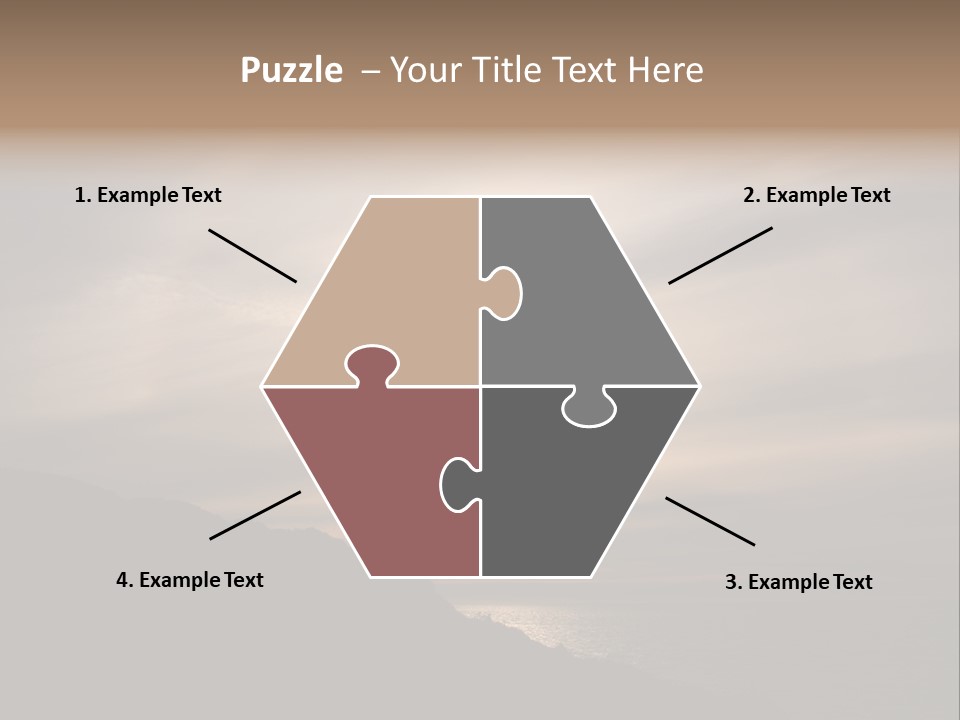 A Fogbow Instead Of A Rainbow Around The Sun PowerPoint Template