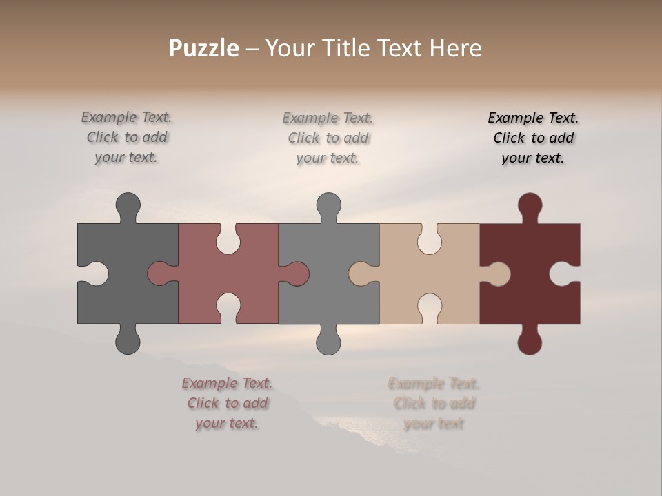 A Fogbow Instead Of A Rainbow Around The Sun PowerPoint Template