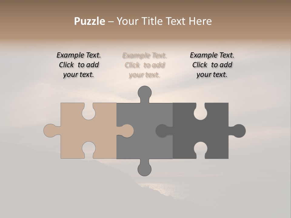 A Fogbow Instead Of A Rainbow Around The Sun PowerPoint Template